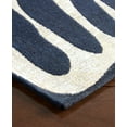 thumbnail image 4 of TOWN & COUNTRY LUXE Livie Matisse Cutout Everwash® Washable Multi-Use Decorative Rug, Kitchen Runner Rug, Low-Profile Door Mat, Bedroom Rug and Dorm Room Rug with Non-Slip Backing, Navy Blue, 24"x72", 4 of 9