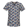 thumbnail image 1 of Uniforme de enfermería Strade Fareast Limited Top exfoliante cuello en V XXL, 1 of 8