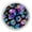 Multicolor 1, variant on PhooArto Rainbow Love Hearts Pattern 4 PCS Crystal Glass Cabinet Knobs, Drawer Kitchen Cabinets Dresser Cupboard Wardrobe Pulls Handle - Glowing in the Dark