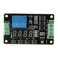 thumbnail image 2 of Time Delay Relay Module, Energy Saving High Accuracy Easy Installation 1 Channel DC 12V Loop Delay Timer Switch  for Control, 2 of 7