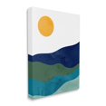 thumbnail image 3 of Stupell Industries Abstract Hills Landscape Layered Stripes Sun Shining Graphic Art Gallery Wrapped Canvas Print Wall Art, Design by Kim Allen, 3 of 5