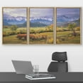 thumbnail image 2 of wall26 - 3 Piece Framed Canvas Wall Art - on a Rare Overcast Morning in Southwest Colorado on a Rancher - Modern Home Art Stretched and Framed Ready to Hang - 24"x36"x3 Natural, 2 of 5