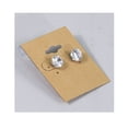thumbnail image 2 of Kraft Paper-Covered Plastic Hanging Earring Cards - 2" x 2.5" - 100Pack, 2 of 5
