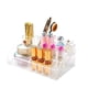 thumbnail image 5 of Caja de acabado de escritorio transparente a prueba de polvo Caja de almacenamiento de cosméticos Caja de almacenamiento de lápiz labial de plástico con tapa multifuncional, 5 of 5