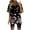 A-Black, variant on GERsome Womens 2 Piece Outfits Short Sleeve V Neck Tops Set Matching Biker Shorts Loungewear Tracksuit Lounge Sets S-3XL