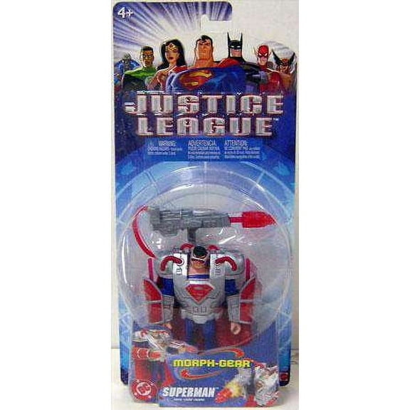 Justice League Superman Action Figure (Morph-Gear)