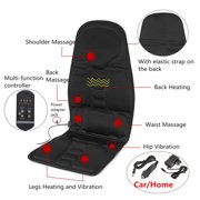 8 Mode 3 Intensity Remote Memory Foam Home Car Full Body Electric Kneading Rolling Vibration Neck & Back Massage Cushion Massager with Heat Collapsible Mattress
