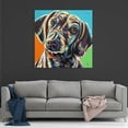 thumbnail image 7 of Epic Art 'Painted Dachshund II' by Carolee Vitaletti, Acrylic Glass Wall Art, 36"x36", 7 of 7