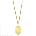 thumbnail image 2 of Kelly Waters Gold-plated Large Oval St. Christopher Medal 24 inch Necklace Q-KW424-24, 2 of 2