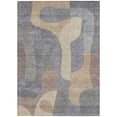 thumbnail image 3 of HomeRoots 623289 5 x 8 ft. Gray & Gold Abstract Washable Transitional Indoor & Outdoor Rectangle Area Rug, 3 of 9