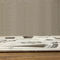 thumbnail image 3 of Nautical Turkish Area Rug, Pastel Colored Composition of Lighthouse Sailboat Fish Shells Octopus, Soft Carpet for Living Room Decor with Distressed Look, 5.2' X 7.6', Chocolate and Grey, by Ambesonne, 3 of 4