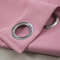 thumbnail image 1 of serony Rideaux Courts Unis pour Cuisine Rideaux de Fenêtre Panneaux de Porte Poche de Tringle Traitement de Fenêtre Rose P, 1 of 8