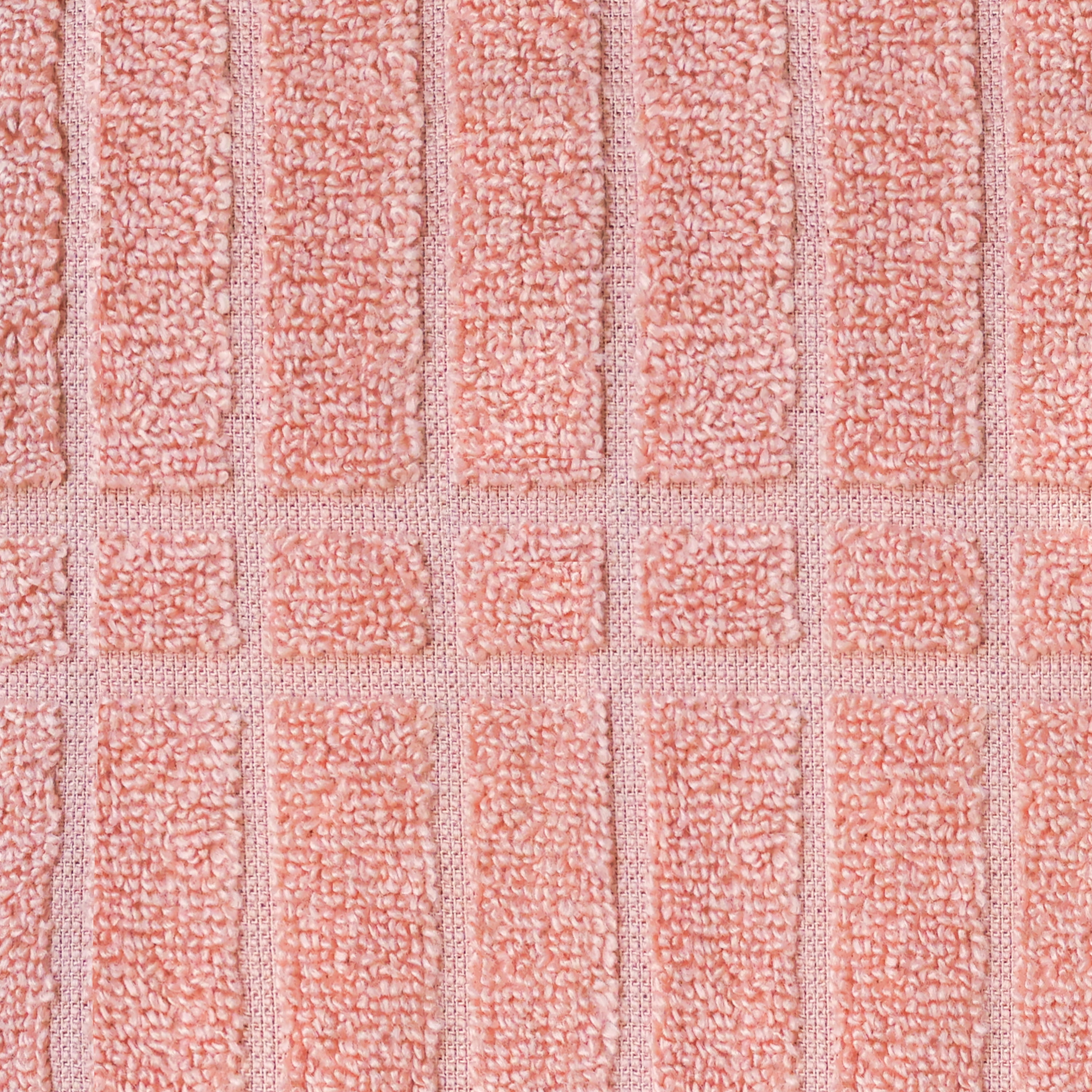 Mainstays Performance Cotton 6-Piece Bath Towel Set, Textured, Terracotta