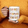 thumbnail image 1 of Flannels Hayrides Pumpkins Sweaters Bonfires Fall Autumn Mug - As Picture - 15Oz, 1 of 5