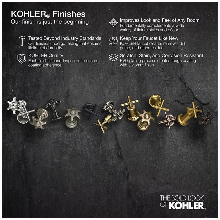 KOHLER K T14420 4 CP Purist Rite Temp Pressure Balancing Bath And