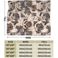 thumbnail image 3 of Pink Flamingos Bed Blanket Ultra Soft Throw Blankets All Season Warm Light Weight Cozy Plush Blankets for Home Bedroom Sofa Chair Travel, 30"X40", 3 of 5