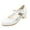 White, variant on REDARER Girls Spring PU Dance Shoes Party Dress Baby Shoes for Kids,5.5-6 Years