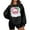 Black, variant on Hoodless Sweatshirt for Women Long Sleeve Round Neck Christmas Print Loose Thin Fleece Pullover Sweatshirt