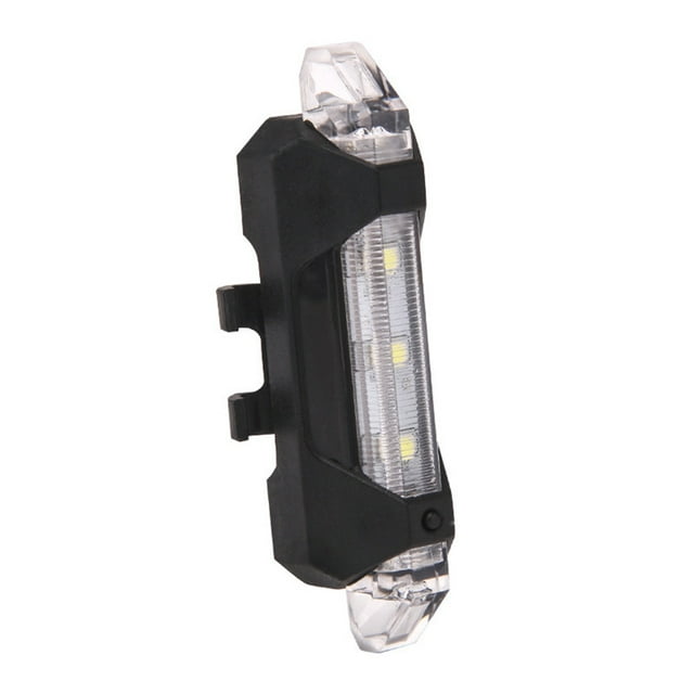 Bike Tail Light Multi Lighting Modes Plastic Sturdy Rear Lamps Safety Outdoor Waterproof Cycling Warning Lights Household Riding White