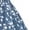 Blue, variant on LWavelet Women Floral Print Tiered Maxi Skirt Elastic Drawstring Waist Boho Long Skirt Blue M