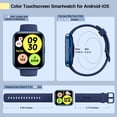 thumbnail image 2 of Smartwatch for Women/Men, Compatible with Android & iPhone, 1.8'' Fitness Tracker Watch with Alexa, Call & Notification Alerts, H, 2 of 9