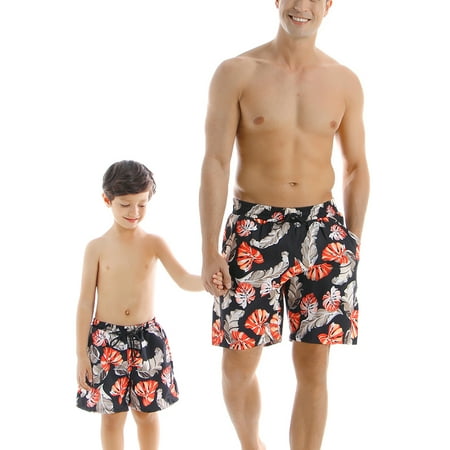 

Father Son Swim Trunks Parent-child Swimwear Bathing Suit Pants