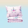 thumbnail image 3 of Boston Linen Co. Magical Unicorn Kids Duvet Cover Set, 100% Cotton Bedding Set 2 Piece for Boys and Girls, Ultra Soft and Breathable Duvet Cover with Cute Cartoon Printed, 3 of 8