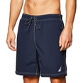 thumbnail image 2 of Traje de baño Nautica para hombre, estándar, liso, de secado rápido, azul marino, tamaño pequeño, 2 of 3