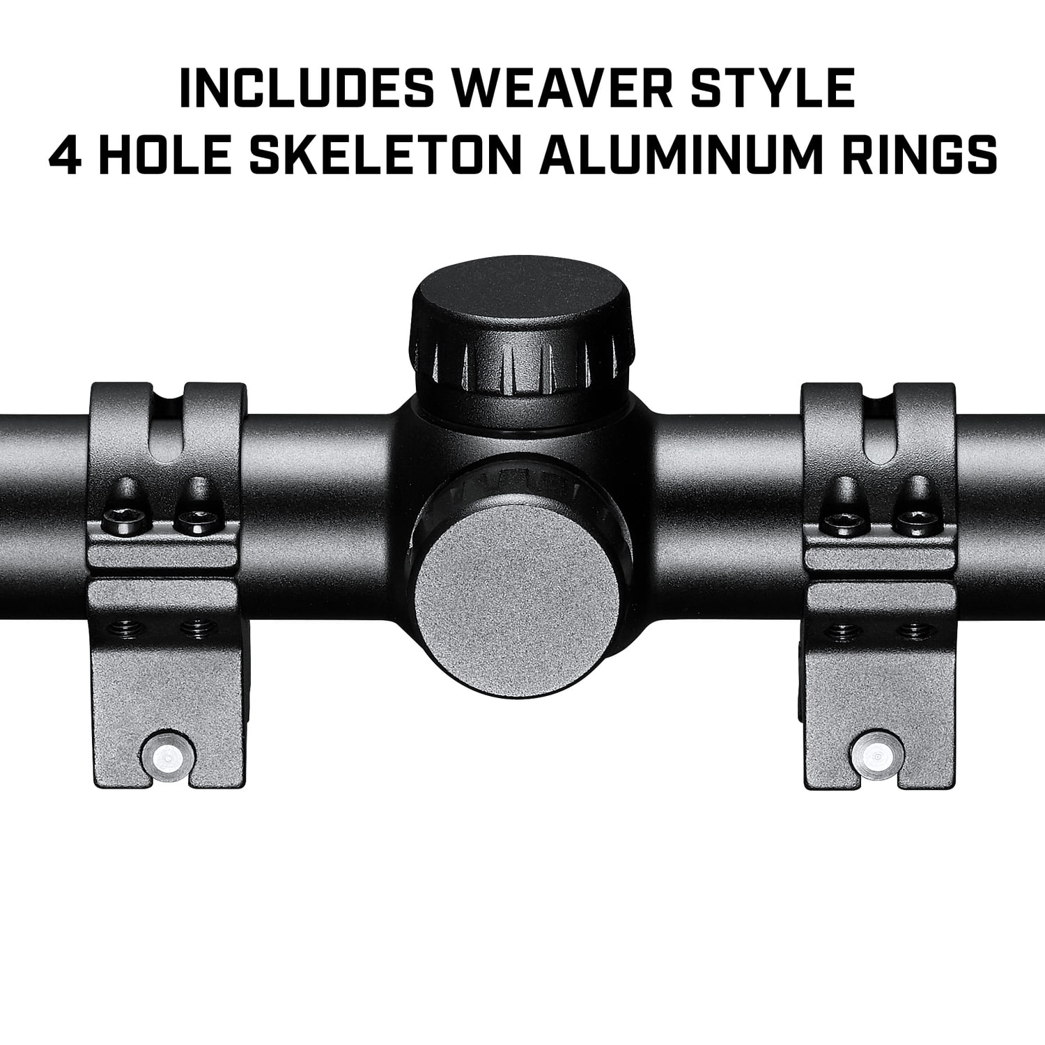 Tasco World Class 4-12x40 Riflescope With Rings Black
