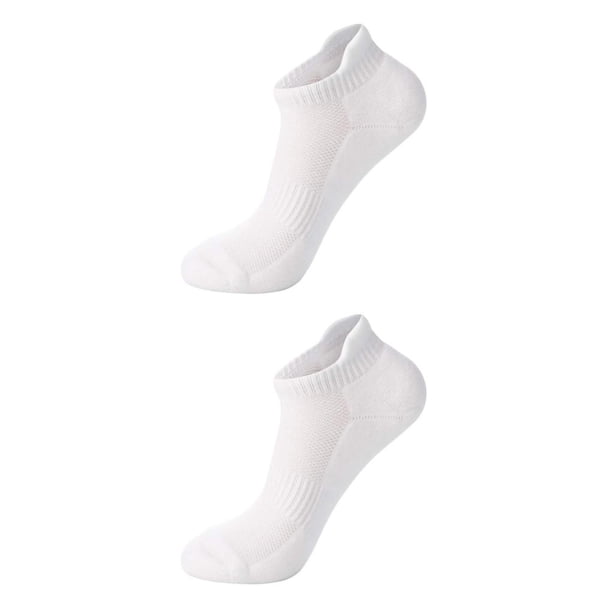 Minnieouse Manténgase seco y cómodo con calcetines deportivos para mujer Ventile los calcetines deportivos para mujer Absorción de sudor Blanco Talla única, ZD022 2piezas