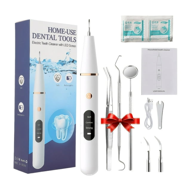 QualitChoice Portable Ultrasonic Tooth Cleaner Deep Cleaning Teeth Tartaro Remover Health Mouth Shower For Teeth 2