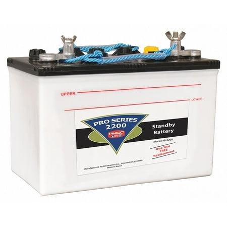 Phcc Pro Series Sump Pump Battery,140Ah,Requires Acid B-2200