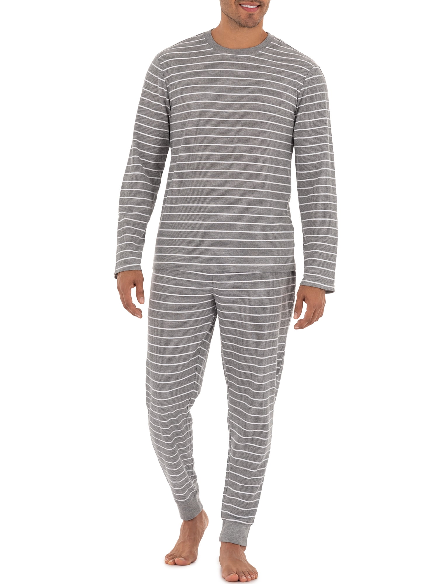 George Men's Holiday Thermal Pajama Set 