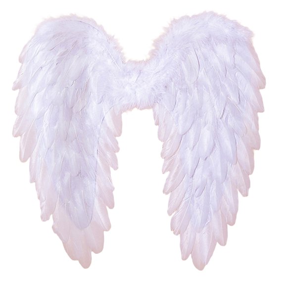 Gupgi Women Angel Wings Solid Color Feather Wings Fancy Cosplay Costume Accessories Halloween Theme Party Props 