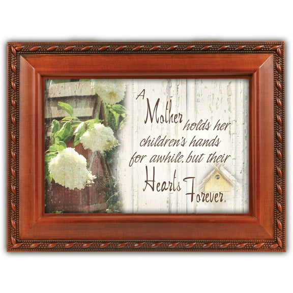 A Mother Holds Her Childrens Hands Music Box
