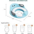 thumbnail image 3 of Children's Toilet Seat, Portable Baby Toilet Seat Booster Toilet Seat with Removable Cushion/Handle/Backrest for Boys and Girls, Ergonomic Non-Slip De, 3 of 5