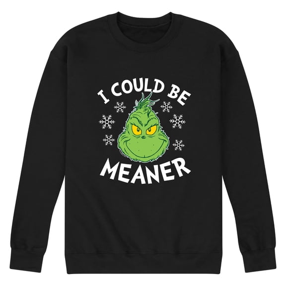 The Grinch - Could Be Meaner - Men's Crew Fleece Sweatshirt