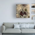 thumbnail image 2 of Trademark Fine Art Marcee Duggar Floral Collage Burgundy Bloom Canvas Wall Art - 18x18, 2 of 5