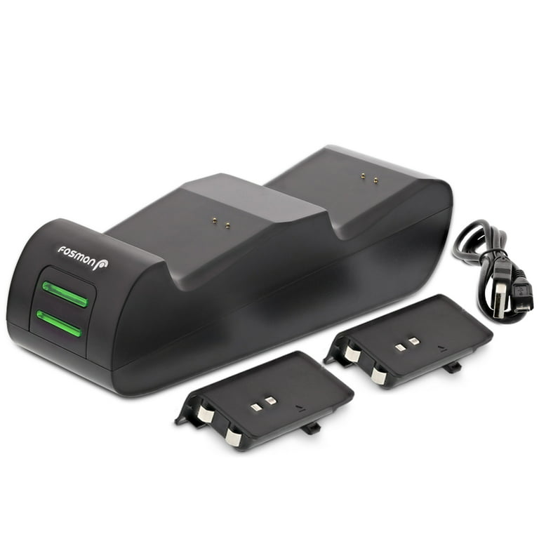 Dual Charging Dock Controllers Charger +2 x Rechargeable Batteries For Xbox  One