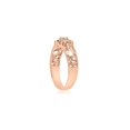thumbnail image 3 of Solitaire Low Profile Ring Band Vintage 1/2 Ct Round Diamond Jewelry Rose Gold, 3 of 3