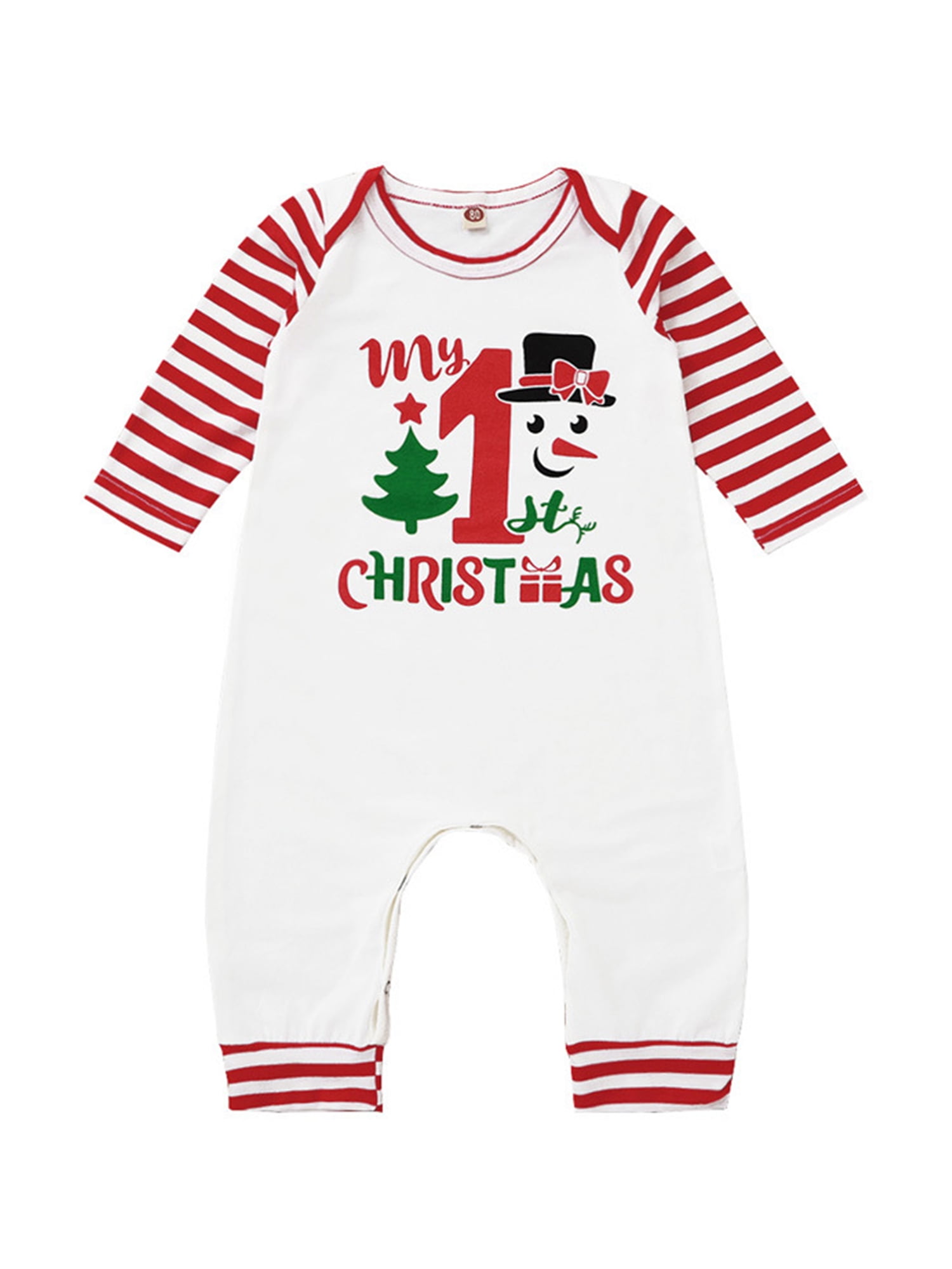 baby girl 1st christmas pajamas