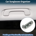 thumbnail image 3 of Estuche de gafas de sol para coche Unique Bargains para Ford Puma MK2 2020-2025, soporte para gafas, caja de almacenamiento, plástico ABS, gris, 1 juego, 3 of 7