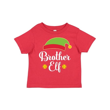 

Inktastic Christmas Brother Elf Holiday Gift Toddler Boy Girl T-Shirt