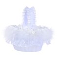 thumbnail image 6 of EQWLJWE Small Wedding Flower Girl Basket,Bridal Wedding Flower Girl Basket Floral Bridal Petals Basket Decoration, 6 of 8