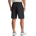 thumbnail image 4 of GrmtClth Men's Wrinkle Resistant Chino Shorts Elastic Waist Pleated Casual Business Shorts for Men Black 34, 4 of 4