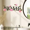 thumbnail image 4 of Bewildely Etiqueta de la pared Calcomanías de PVC Flor simple Plantas Telón de fondo Mural Art Poster Autoensamblaje Decoración de baño Decoración del hogar, 4 of 6