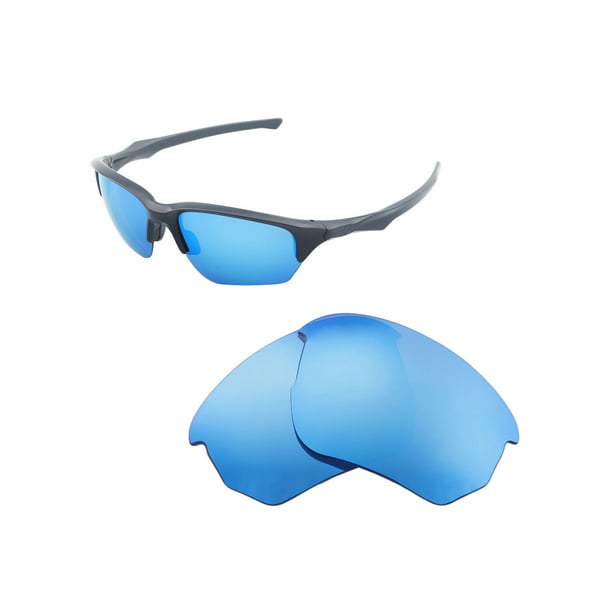 Walleva Ice Blue Polarized Replacement Lenses for Oakley Flak Beta  Sunglasses 