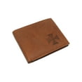 thumbnail image 4 of Marshal Templar Cross RFID Blocking Genuine Leather Bifold Trifold Wallet for Men Bifold, 4 of 6