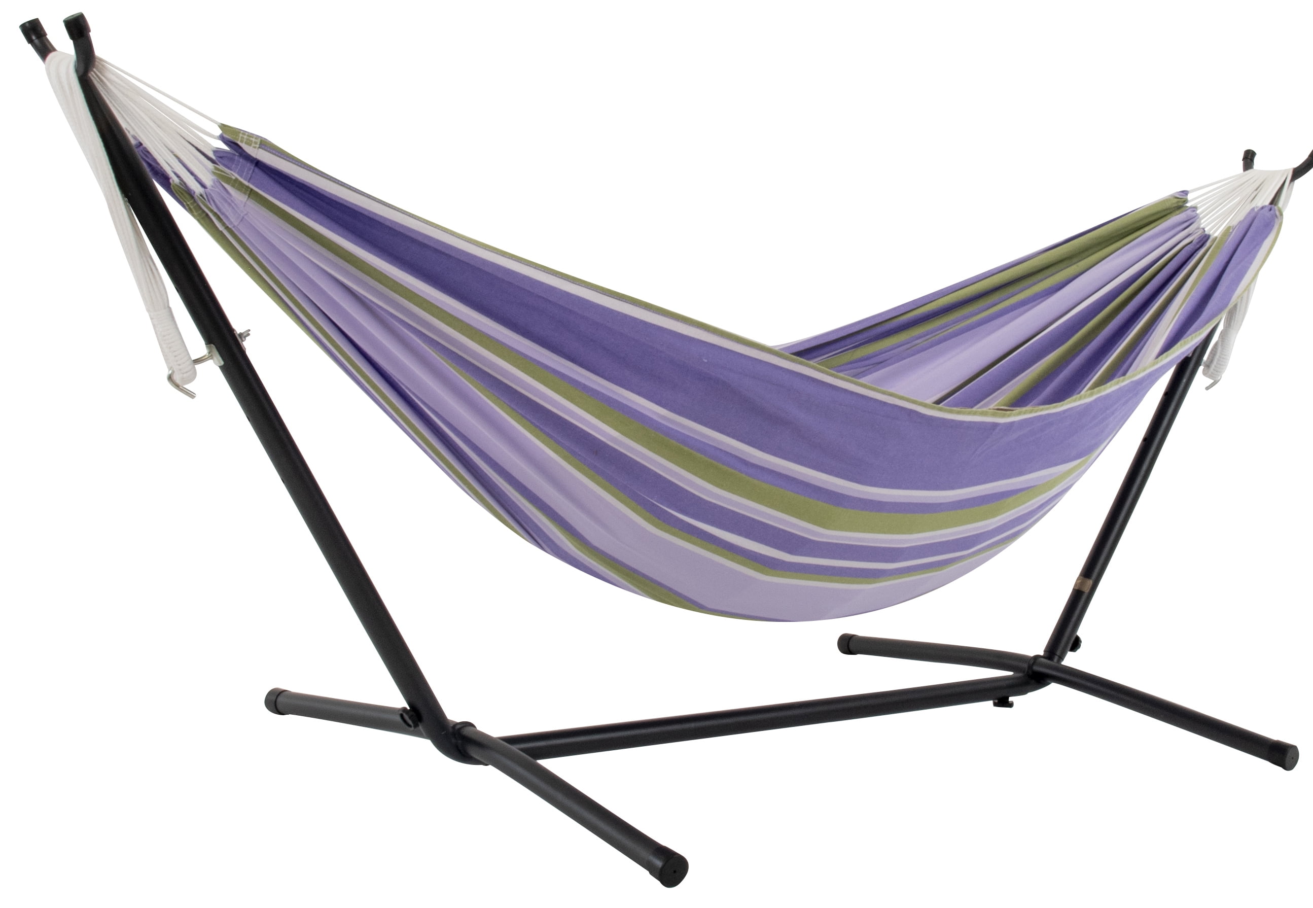 Vivere'S Double Tranquility Hammock Combo with 9Ft Stand 