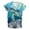 Mint Green, variant on DDAPJ pyju Novelty Graphic Tees for Women Sea Turtle Print Short Sleeve V Neck T-shirts Summer Casual Beach Vacation Tee Tops Birthday Gifts Prime Blue XXL